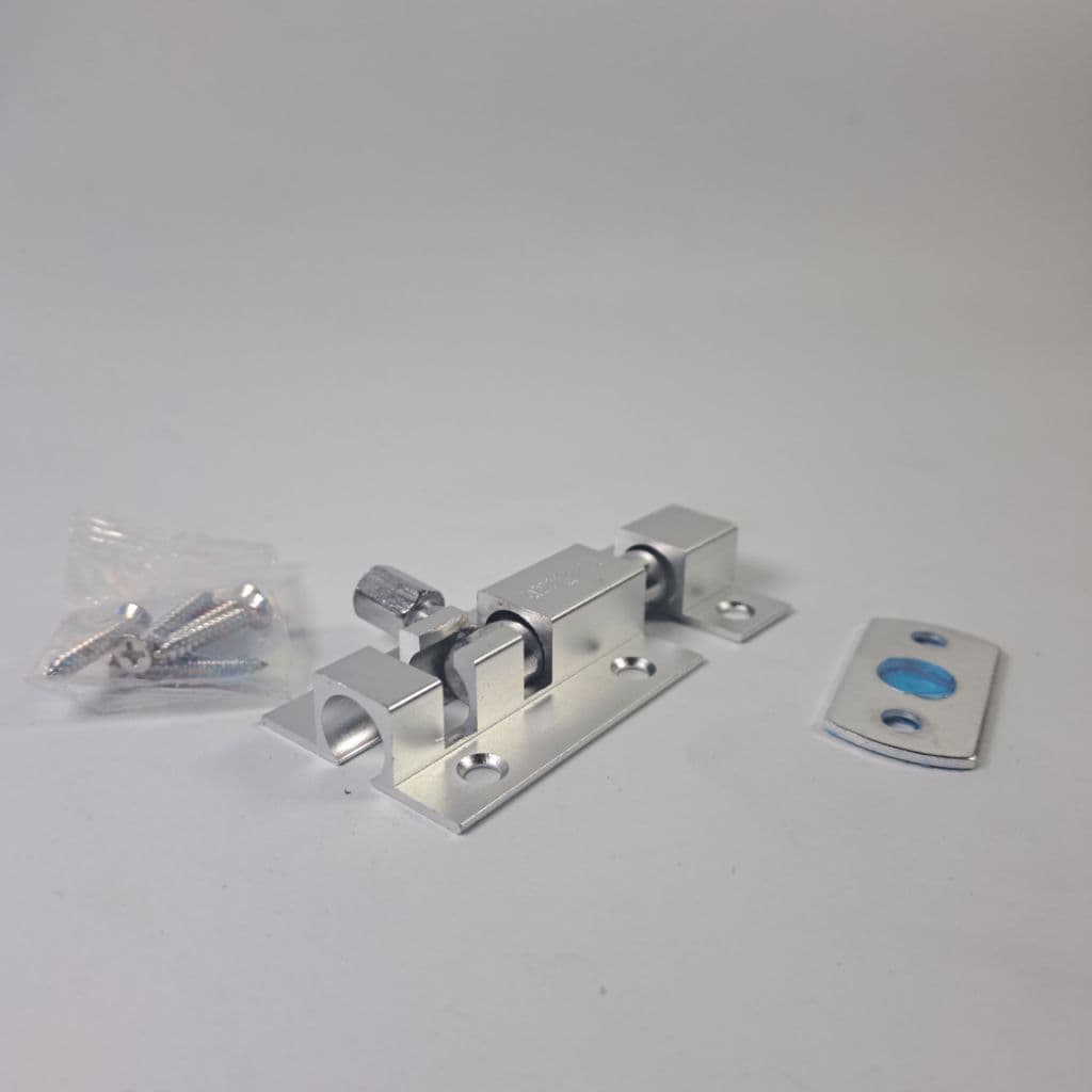 Muller 2" White Aluminum Door Bolt