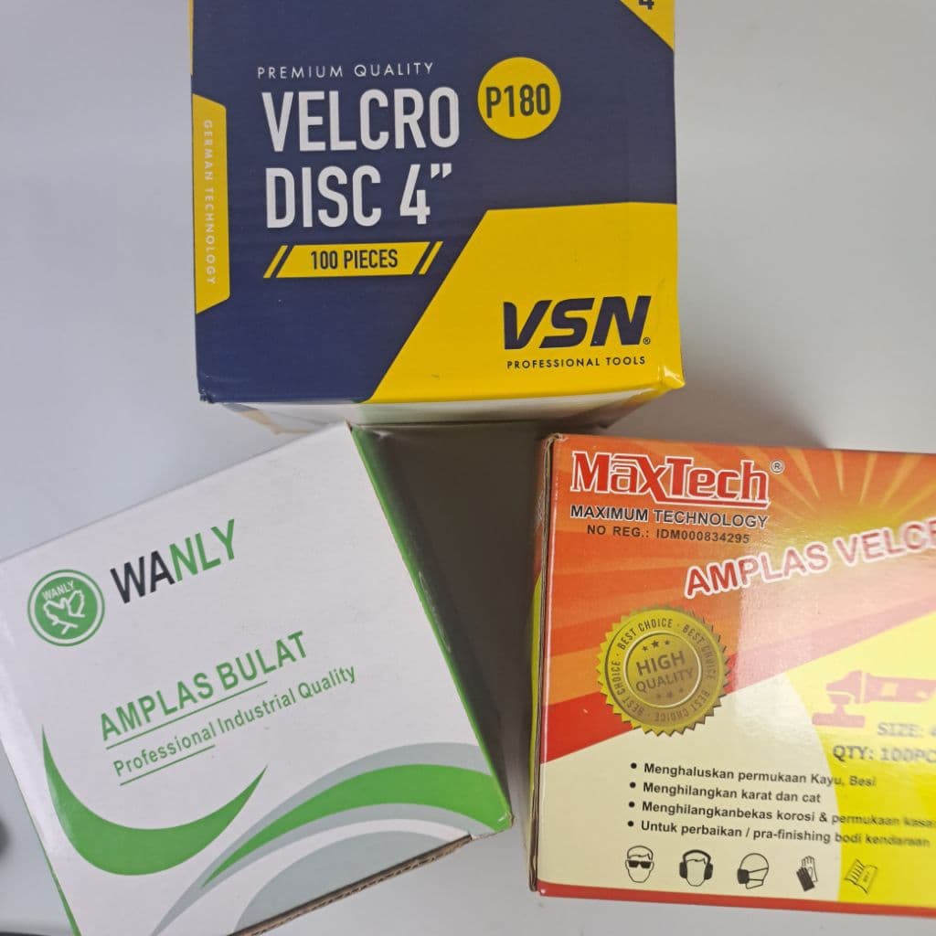 Velcro Sanding Disc 4" (100-Pack)